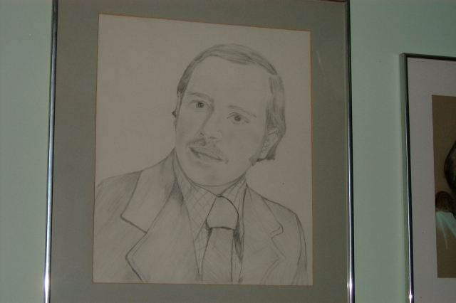 Drawing of Charlie by brother Ed 1973 or 1974