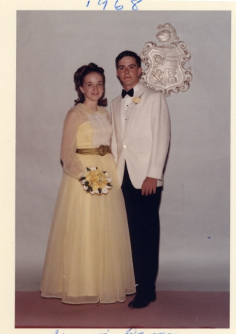 Senior Prom Sue Walsh and Ken Horn June 2968