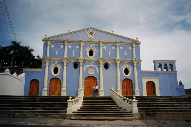 Granada, the oldest city in Nicaragua.  This is the oldest church in Central America.