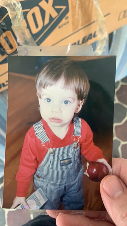 My son, Chris, as a baby.